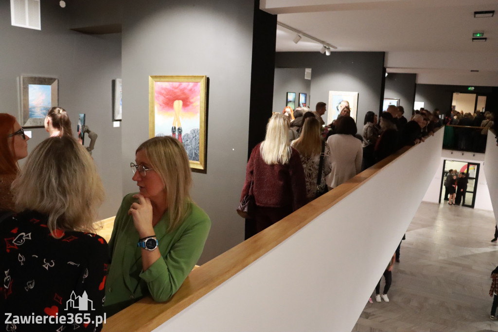 Fotorelacja: Wernisaż TRZY SERCA JEDEN ŚWIAT w MOK Zawiercie