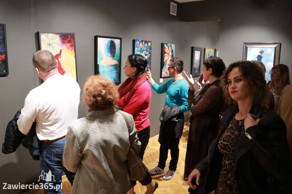 Fotorelacja: Wernisaż TRZY SERCA JEDEN ŚWIAT w MOK Zawiercie