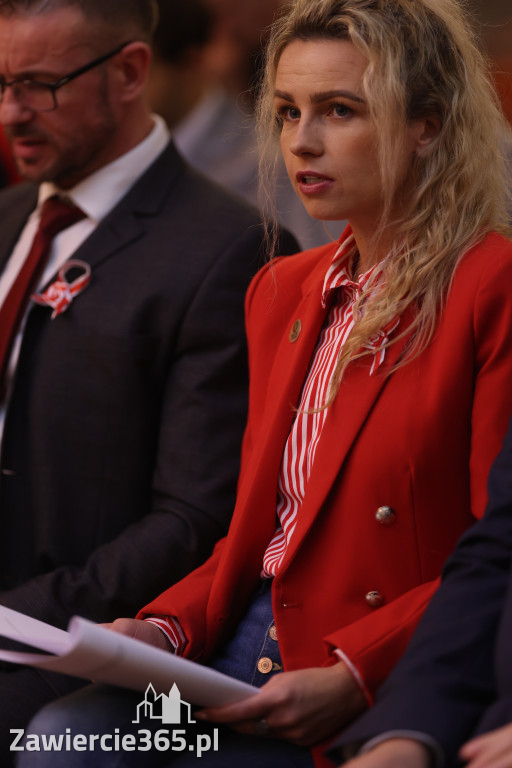 Fotorelacja: Święto Niepodległości w Pałacyku nad Wartą w Zawierciu Kromołowie