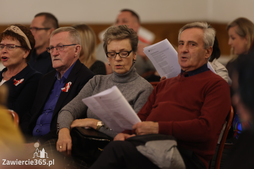 Fotorelacja: Święto Niepodległości w Pałacyku nad Wartą w Zawierciu Kromołowie