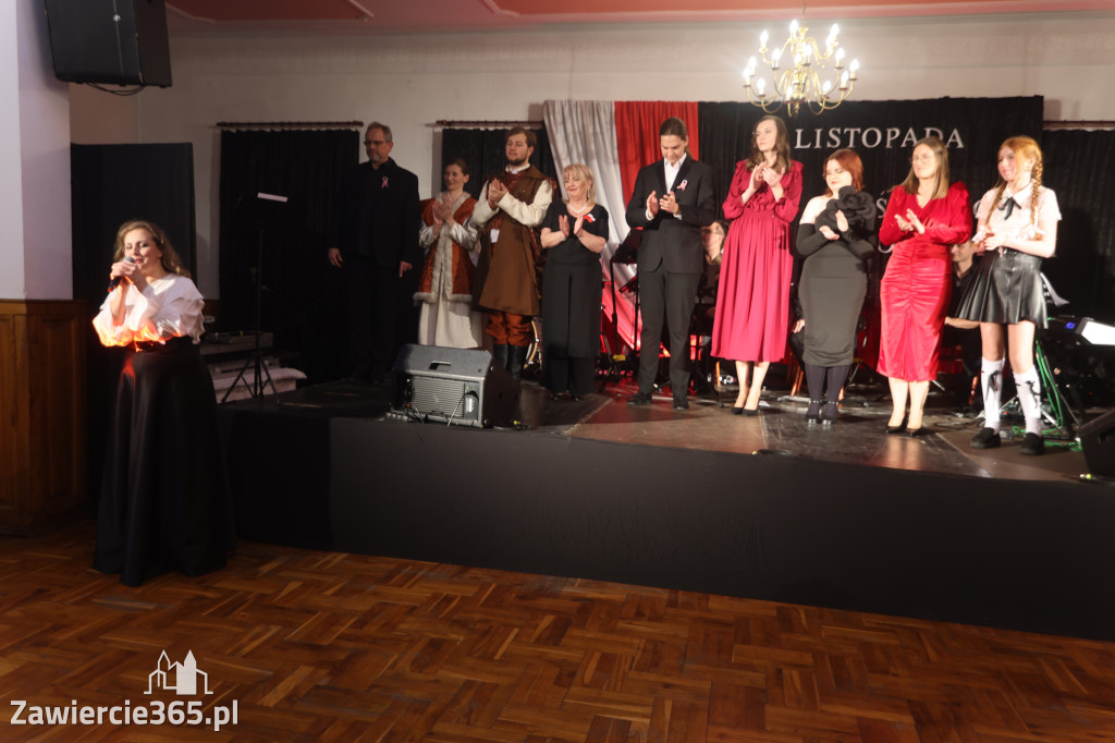 Fotorelacja: Święto Niepodległości w Pałacyku nad Wartą w Zawierciu Kromołowie