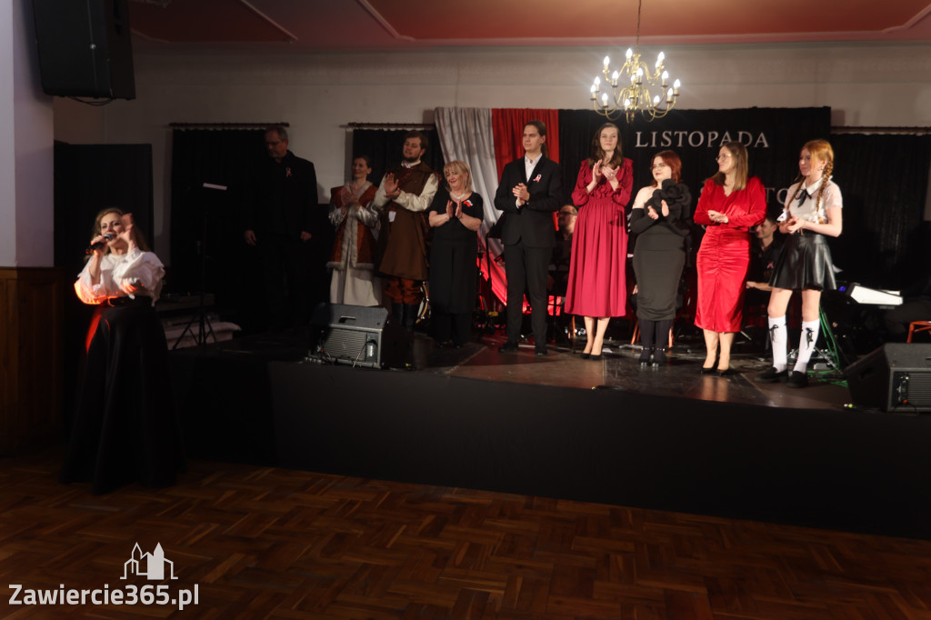 Fotorelacja: Święto Niepodległości w Pałacyku nad Wartą w Zawierciu Kromołowie