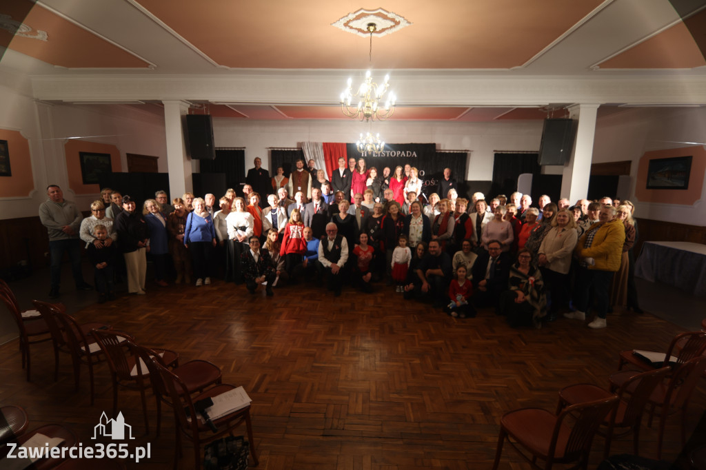 Fotorelacja: Święto Niepodległości w Pałacyku nad Wartą w Zawierciu Kromołowie