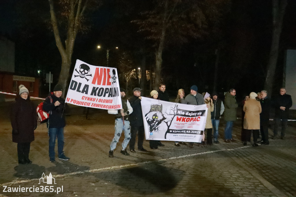 Fotorelacja: Nie dla budowy kopalni cynku i ołowiu w Zawierciu