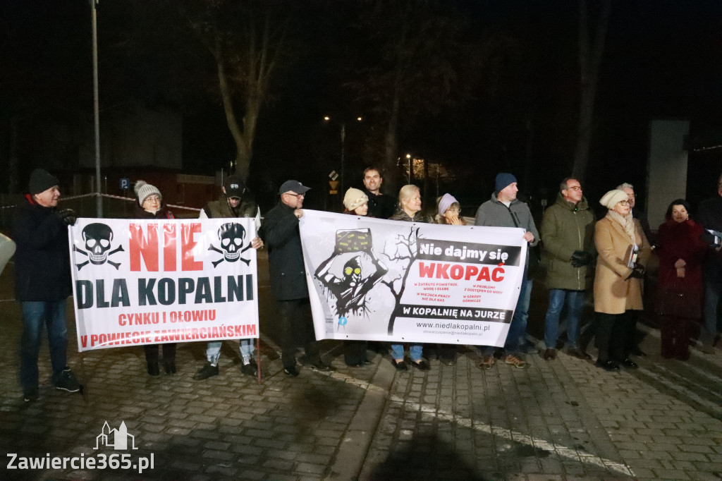 Fotorelacja: Nie dla budowy kopalni cynku i ołowiu w Zawierciu