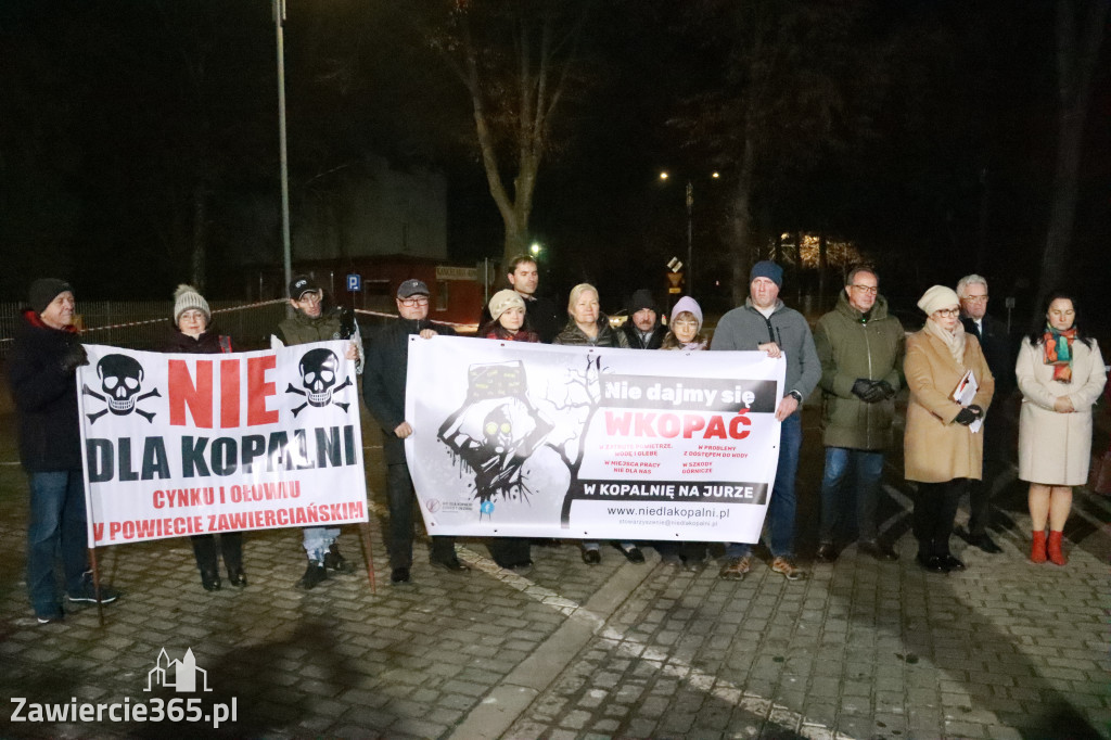 Fotorelacja: Nie dla budowy kopalni cynku i ołowiu w Zawierciu