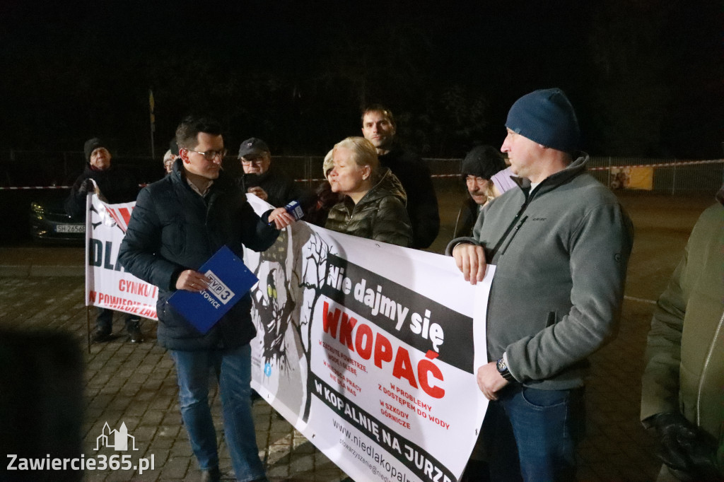 Fotorelacja: Nie dla budowy kopalni cynku i ołowiu w Zawierciu