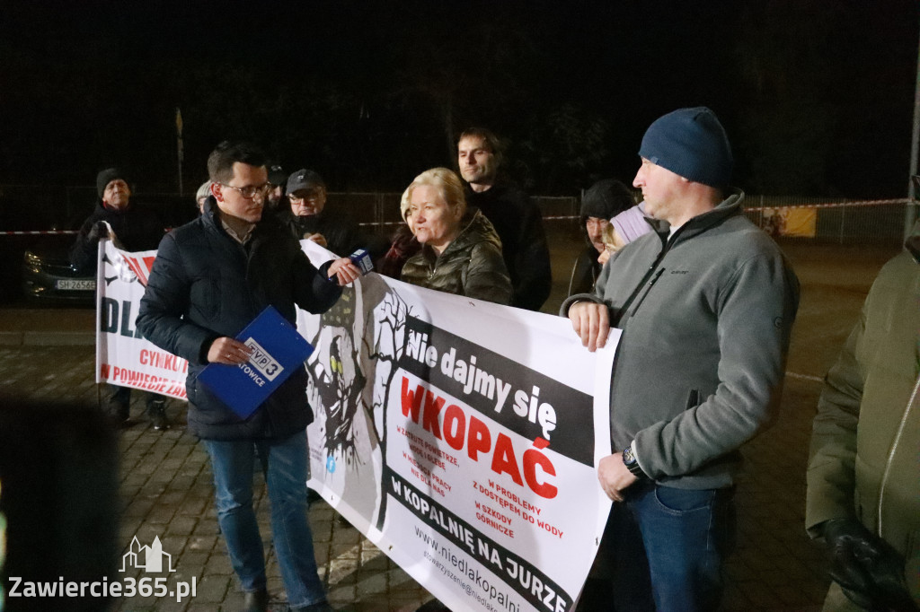 Fotorelacja: Nie dla budowy kopalni cynku i ołowiu w Zawierciu