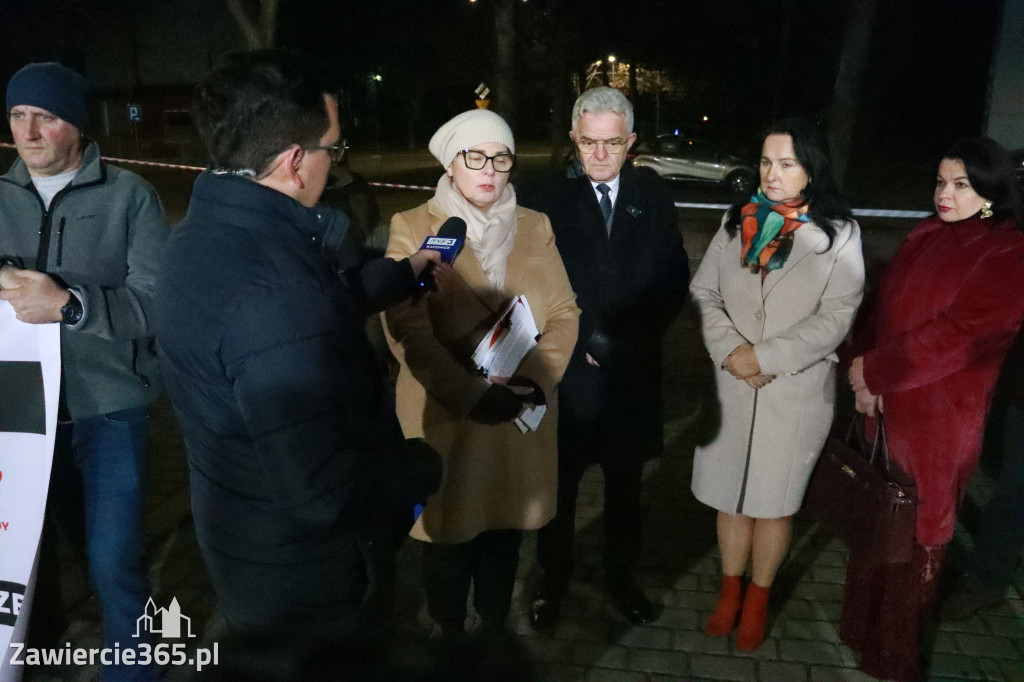 Fotorelacja: Nie dla budowy kopalni cynku i ołowiu w Zawierciu