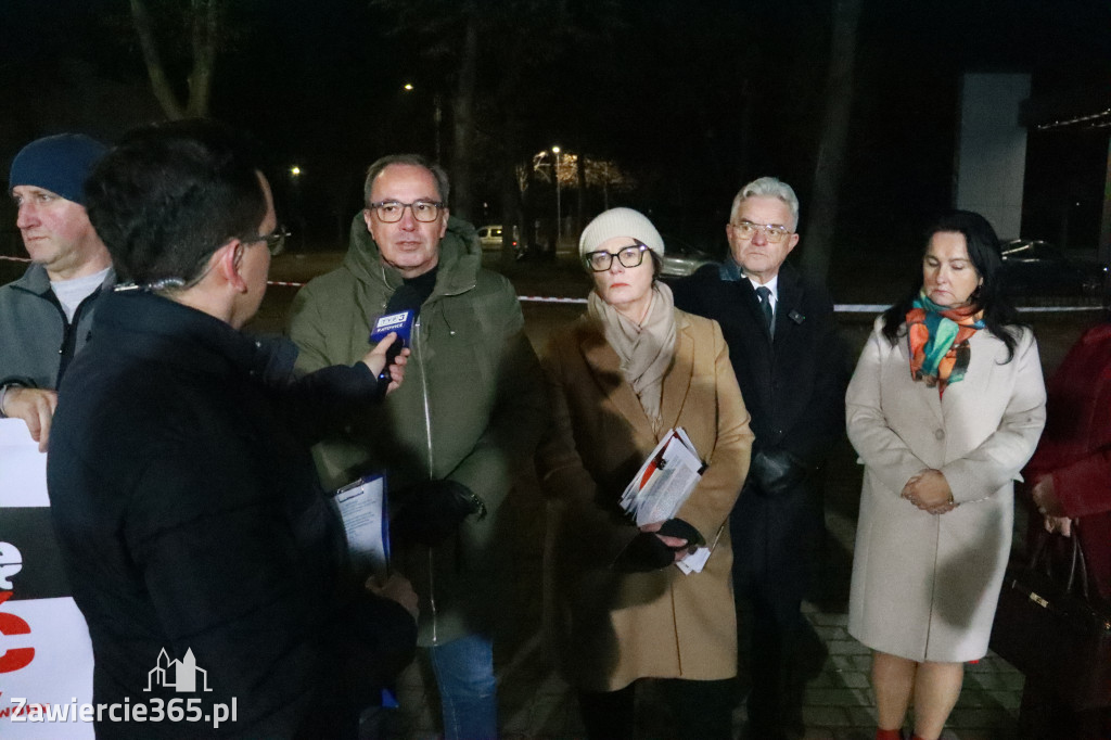 Fotorelacja: Nie dla budowy kopalni cynku i ołowiu w Zawierciu