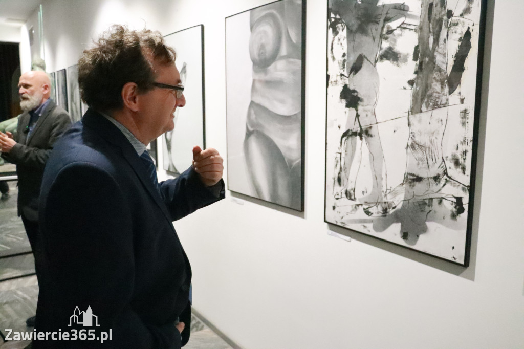 Fotorelacja: Wernisaż MIĘDZY LINIĄ A FORMĄ w MOK Zawiercie