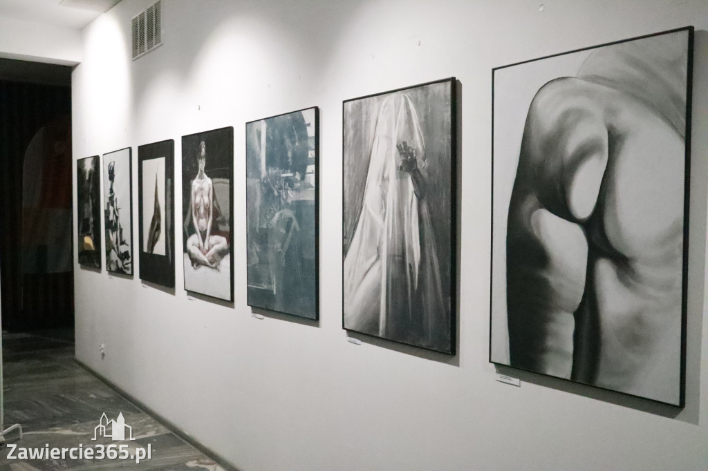 Fotorelacja: Wernisaż MIĘDZY LINIĄ A FORMĄ w MOK Zawiercie