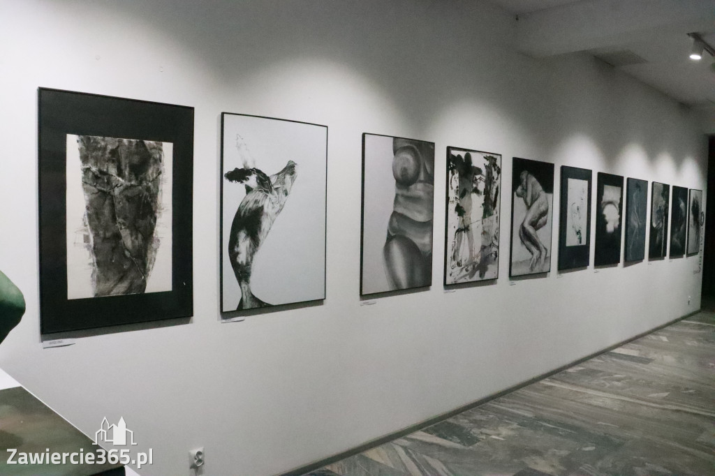 Fotorelacja: Wernisaż MIĘDZY LINIĄ A FORMĄ w MOK Zawiercie