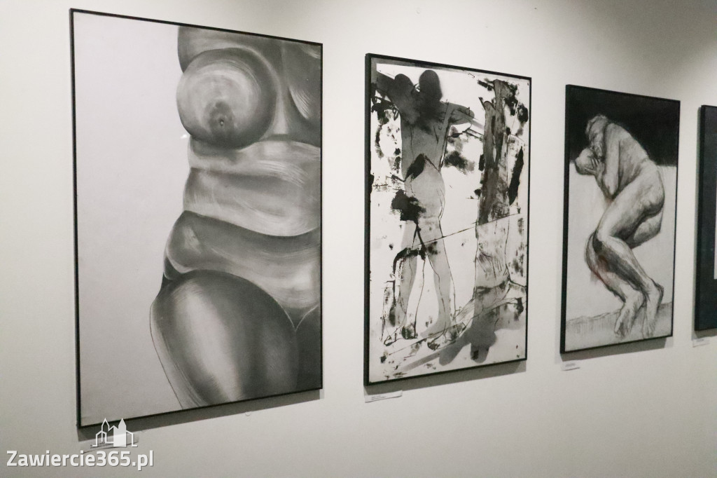Fotorelacja: Wernisaż MIĘDZY LINIĄ A FORMĄ w MOK Zawiercie