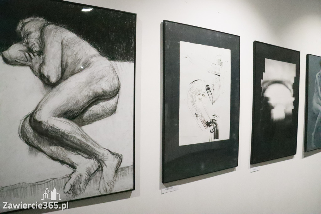 Fotorelacja: Wernisaż MIĘDZY LINIĄ A FORMĄ w MOK Zawiercie