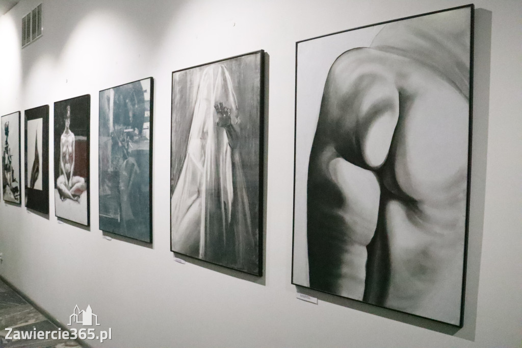 Fotorelacja: Wernisaż MIĘDZY LINIĄ A FORMĄ w MOK Zawiercie