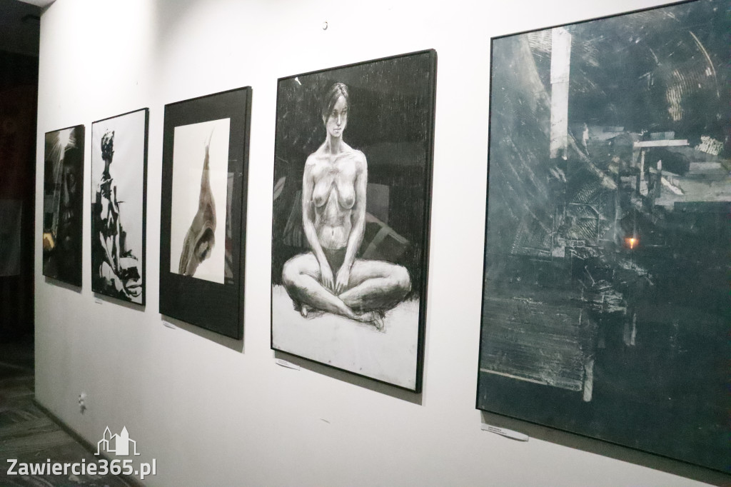 Fotorelacja: Wernisaż MIĘDZY LINIĄ A FORMĄ w MOK Zawiercie