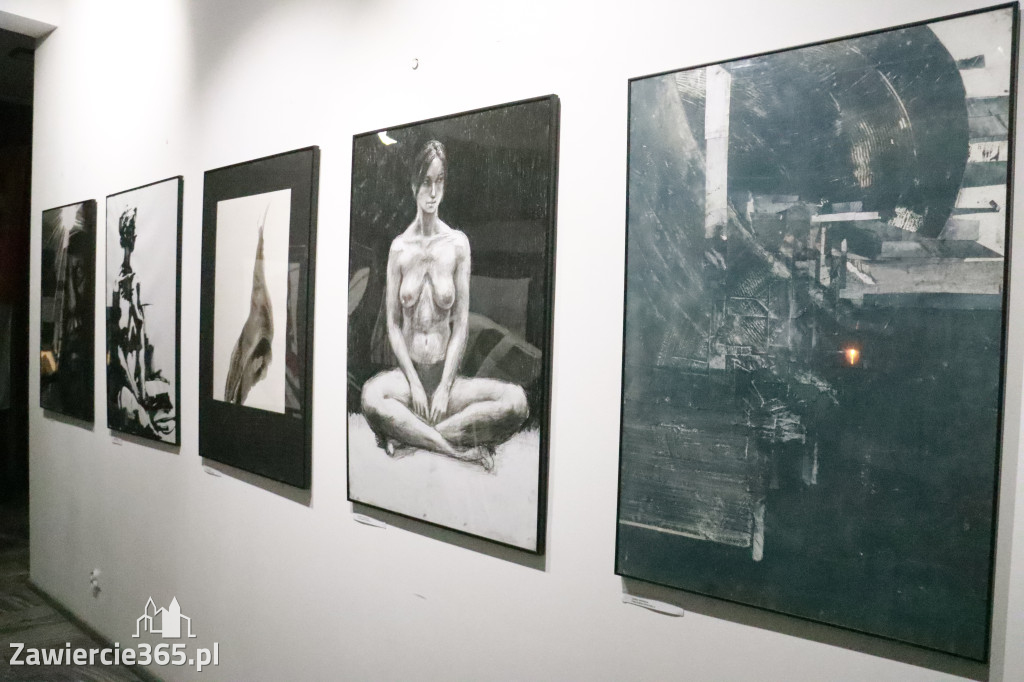 Fotorelacja: Wernisaż MIĘDZY LINIĄ A FORMĄ w MOK Zawiercie