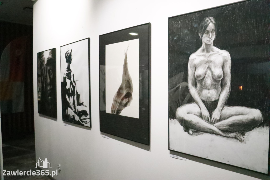 Fotorelacja: Wernisaż MIĘDZY LINIĄ A FORMĄ w MOK Zawiercie