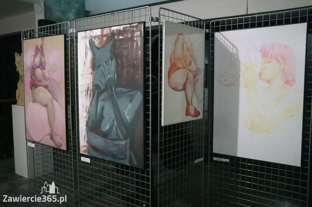 Fotorelacja: Wernisaż MIĘDZY LINIĄ A FORMĄ w MOK Zawiercie