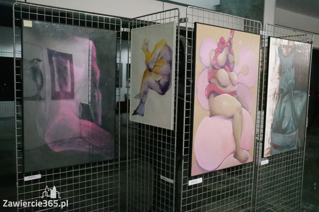 Fotorelacja: Wernisaż MIĘDZY LINIĄ A FORMĄ w MOK Zawiercie