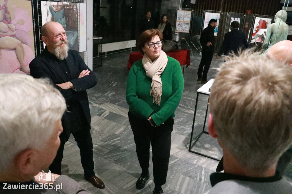 Fotorelacja: Wernisaż MIĘDZY LINIĄ A FORMĄ w MOK Zawiercie