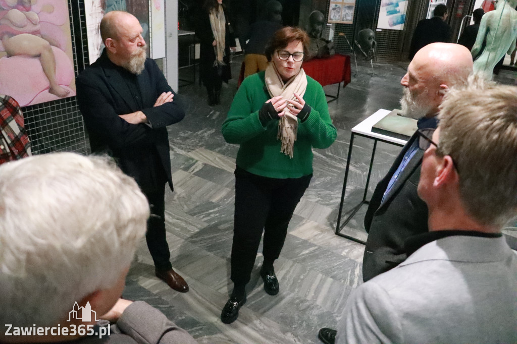 Fotorelacja: Wernisaż MIĘDZY LINIĄ A FORMĄ w MOK Zawiercie