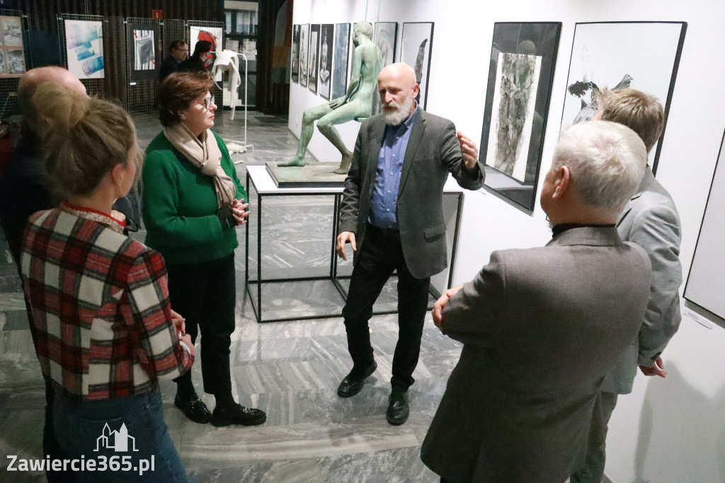 Fotorelacja: Wernisaż MIĘDZY LINIĄ A FORMĄ w MOK Zawiercie