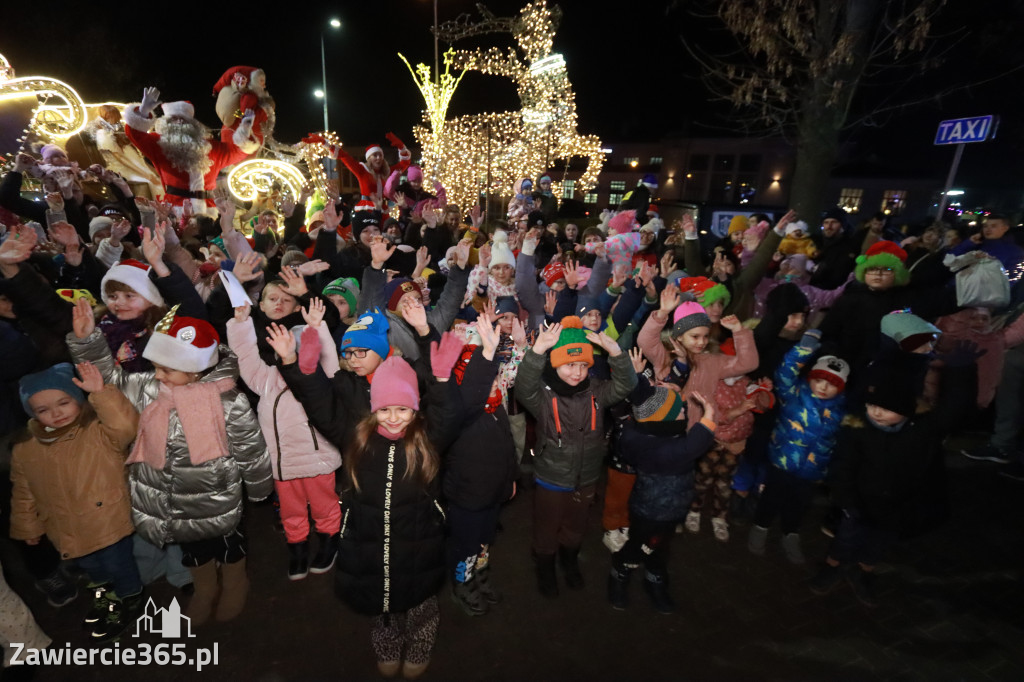Fotorelacja: Jurajski Orszak Świętego Mikołaja w Zawierciu