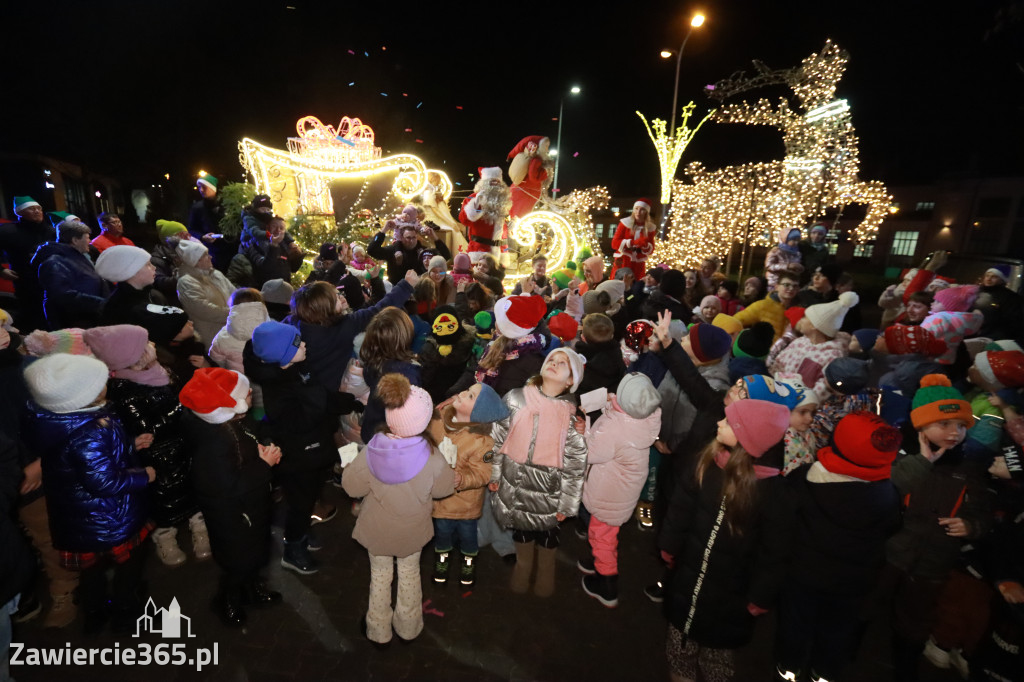 Fotorelacja: Jurajski Orszak Świętego Mikołaja w Zawierciu