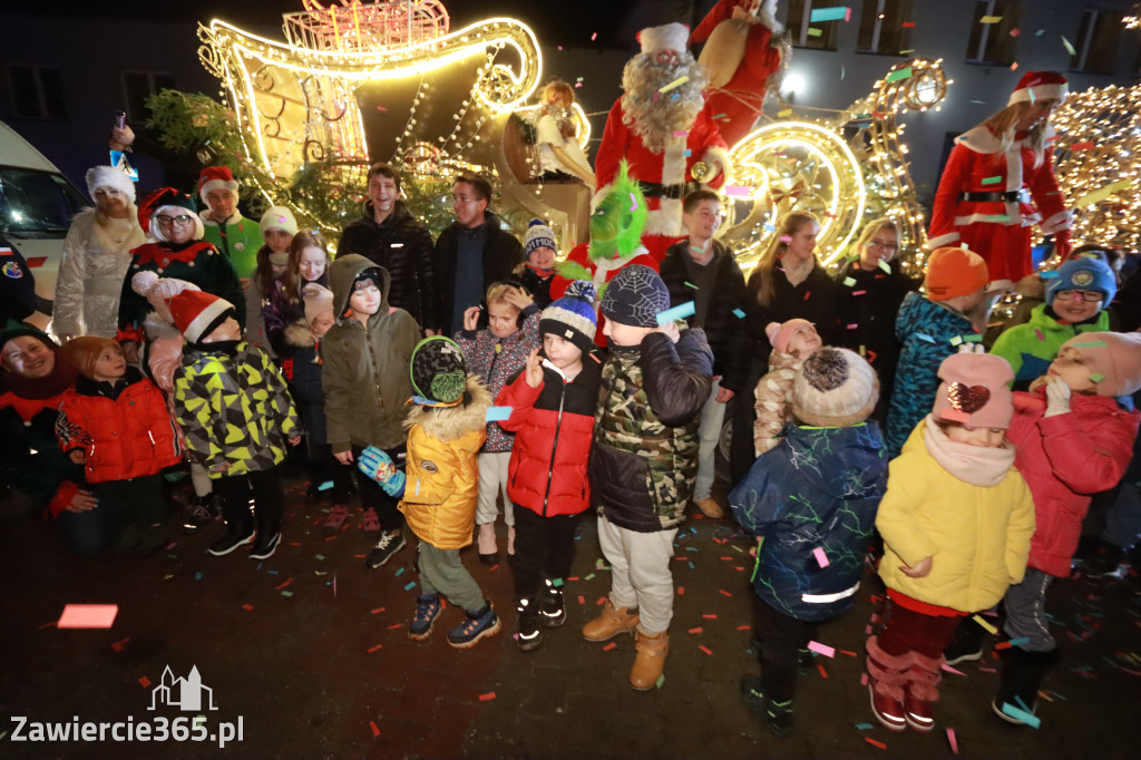 Fotorelacja: Jurajski Orszak Świętego Mikołaja w Zawierciu