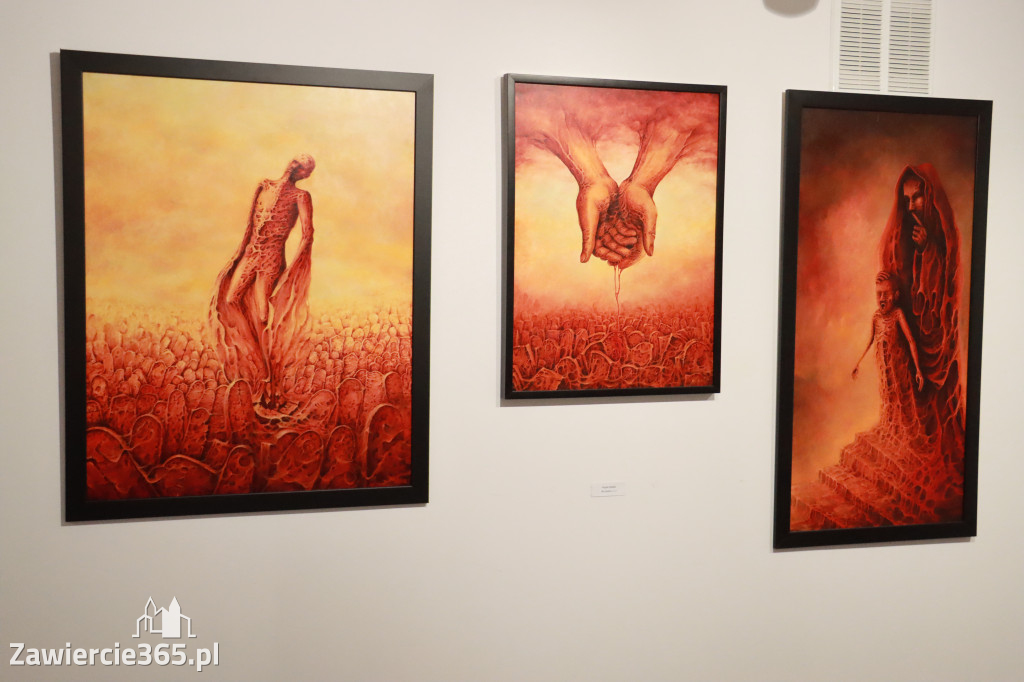 Fotorelacja: Wernisaż wystawy „Artyści na 110” w Zawierciu