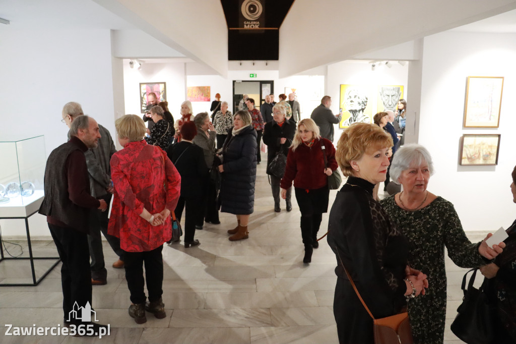 Fotorelacja: Wernisaż wystawy „Artyści na 110” w Zawierciu