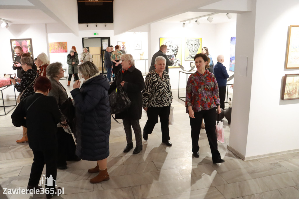 Fotorelacja: Wernisaż wystawy „Artyści na 110” w Zawierciu