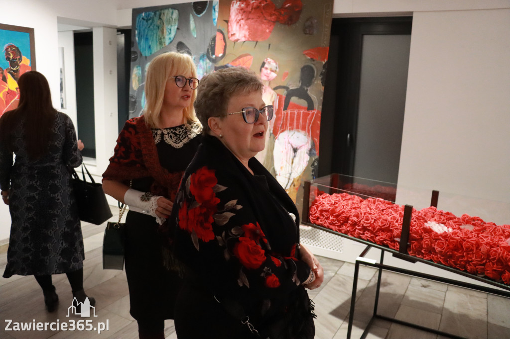 Fotorelacja: Wernisaż wystawy „Artyści na 110” w Zawierciu