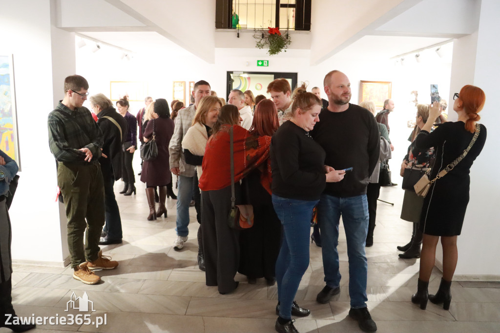 Fotorelacja: Wernisaż wystawy „Artyści na 110” w Zawierciu