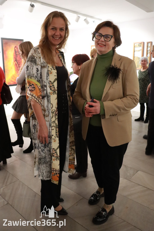 Fotorelacja: Wernisaż wystawy „Artyści na 110” w Zawierciu