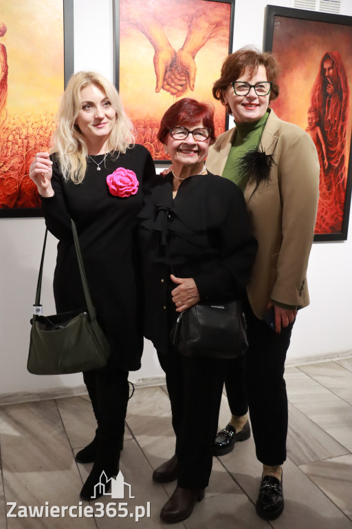 Fotorelacja: Wernisaż wystawy „Artyści na 110” w Zawierciu