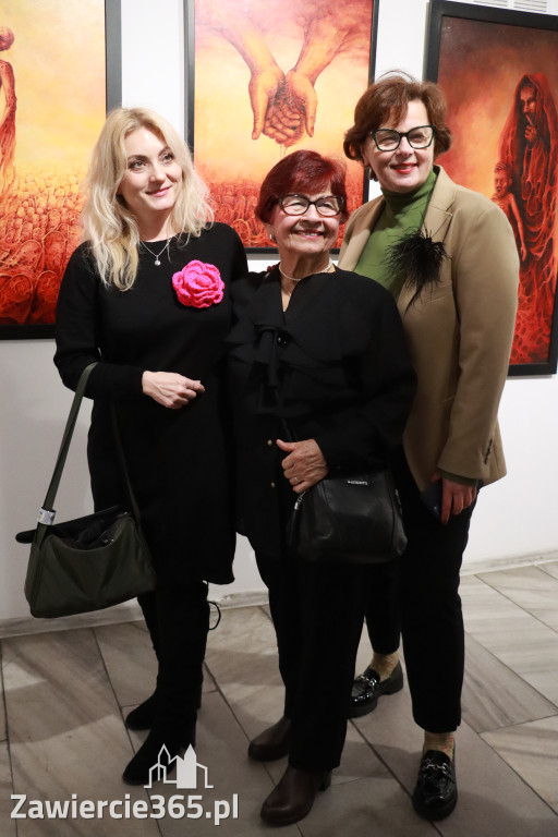 Fotorelacja: Wernisaż wystawy „Artyści na 110” w Zawierciu