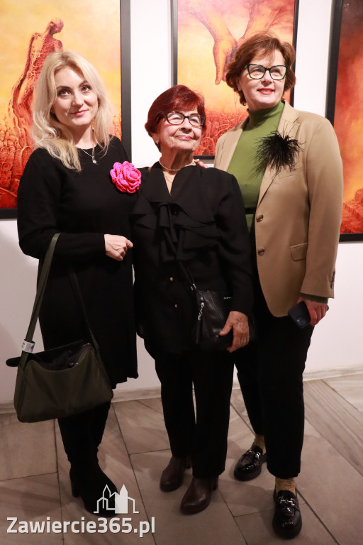 Fotorelacja: Wernisaż wystawy „Artyści na 110” w Zawierciu