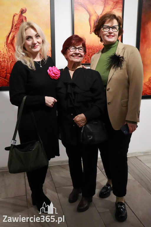 Fotorelacja: Wernisaż wystawy „Artyści na 110” w Zawierciu