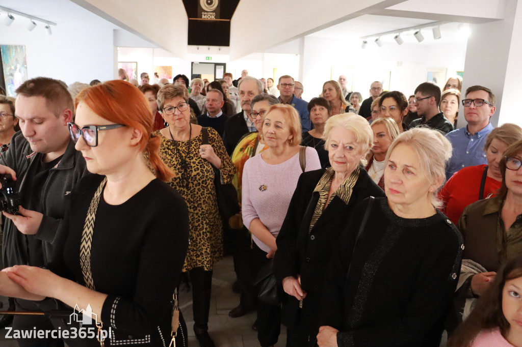 Fotorelacja: Wernisaż wystawy „Artyści na 110” w Zawierciu