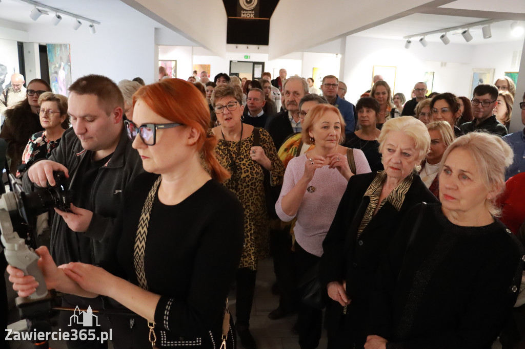 Fotorelacja: Wernisaż wystawy „Artyści na 110” w Zawierciu