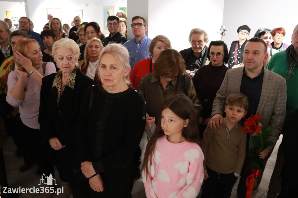 Fotorelacja: Wernisaż wystawy „Artyści na 110” w Zawierciu