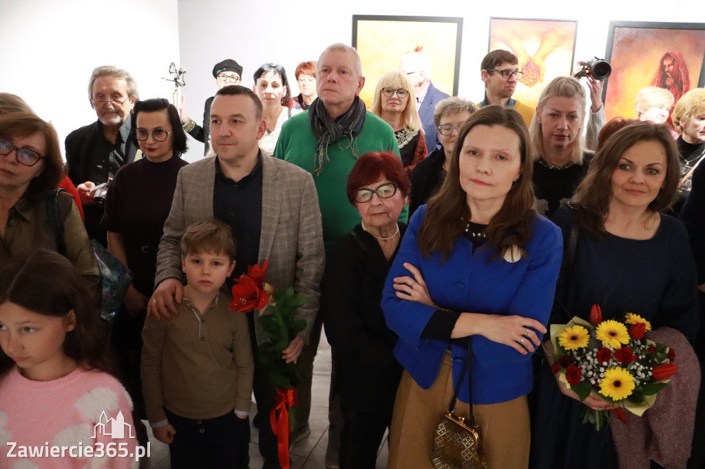 Fotorelacja: Wernisaż wystawy „Artyści na 110” w Zawierciu