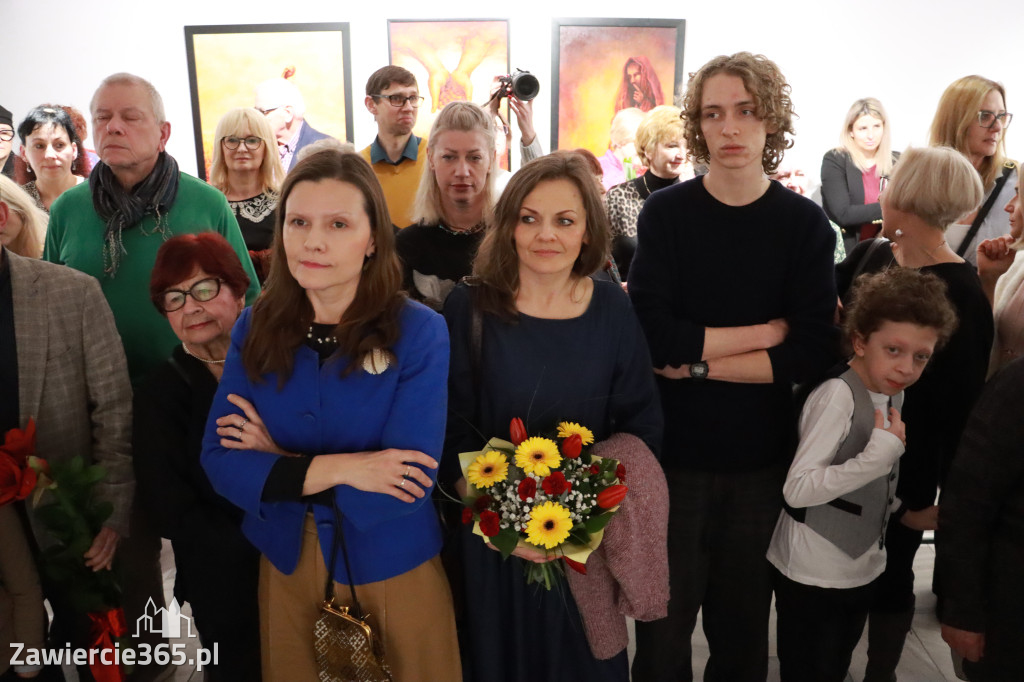 Fotorelacja: Wernisaż wystawy „Artyści na 110” w Zawierciu