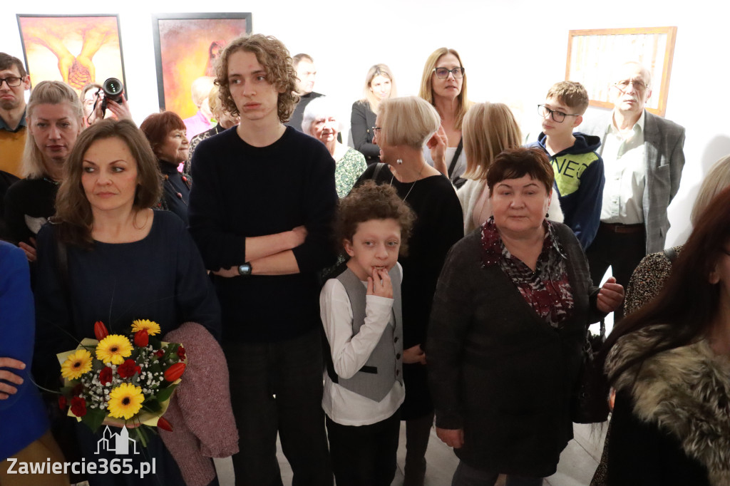 Fotorelacja: Wernisaż wystawy „Artyści na 110” w Zawierciu