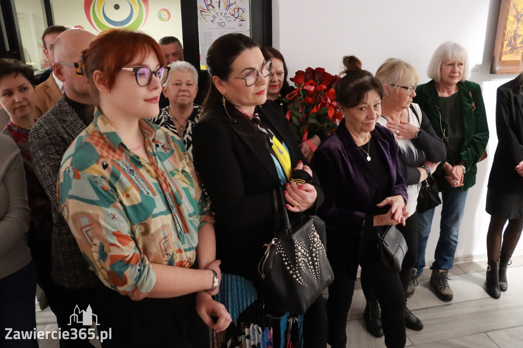 Fotorelacja: Wernisaż wystawy „Artyści na 110” w Zawierciu