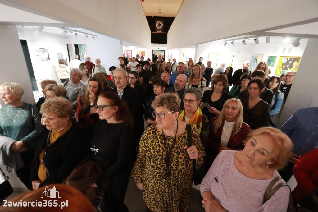 Fotorelacja: Wernisaż wystawy „Artyści na 110” w Zawierciu