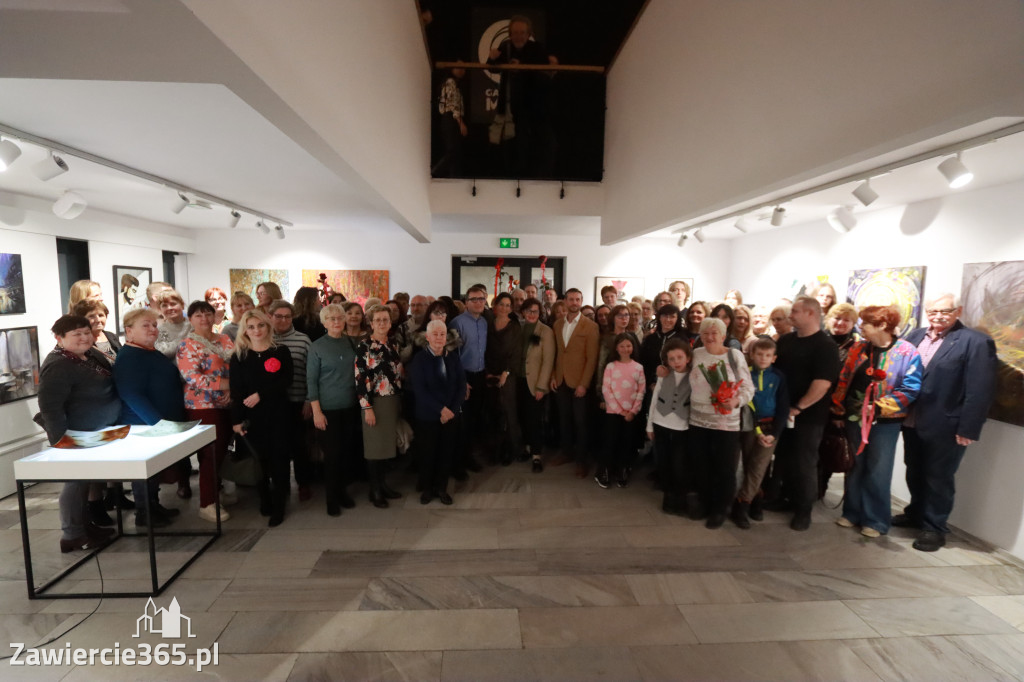Fotorelacja: Wernisaż wystawy „Artyści na 110” w Zawierciu